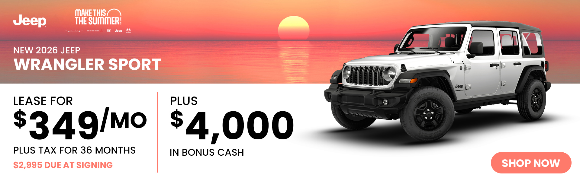 New 2026 Jeep Wrangler Sport 
