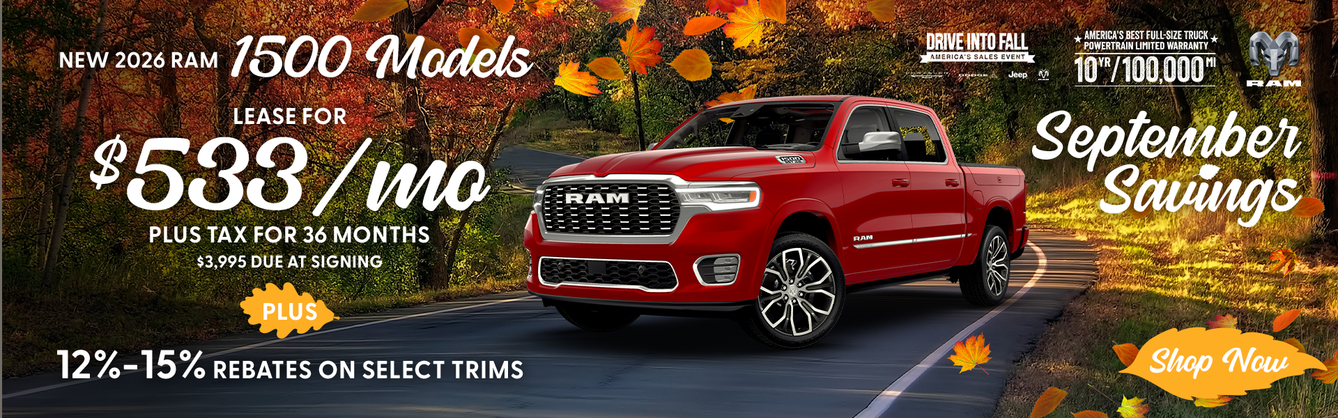 New 2026 RAM 1500 Models